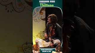 Tillana  Peroor Jayaprakash  Gregory Allison  Manorama Music [upl. by Adnolehs]