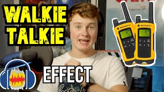 Walkie Talkie Audio Effect Tutorial EASY [upl. by Susette]