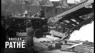 London Bomb Damage 1942 [upl. by Killoran809]