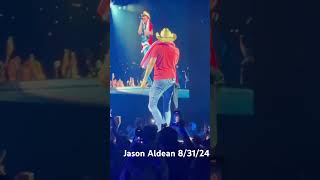 Jason Aldean try that in a small town live at the pnc pavilion 83224 fypシ゚viral jasonaldean [upl. by Nonnahc]