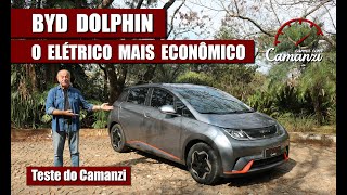 Teste do BYD Dolphin o elétrico mais econômico que testamos  Teste do Camanzi [upl. by Huebner]