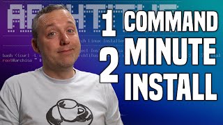 Arch Linux Install in 2 Minutes [upl. by Linette630]