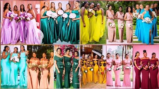 Most Beautiful Dress Style Outfit Ideas For Bridesmaid For Wedding Event  Amazing Bridesmaid Style [upl. by Tandie]