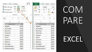 How to compare two Excel Spreadsheets for differences [upl. by Mercie874]