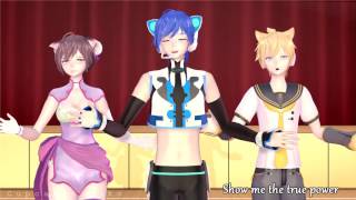 【MMD  Vocaloid】 High Range Test With KAITO [upl. by Anitsrhc]