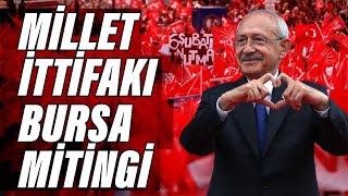 CANLI  Millet İttifakı Bursada  11 Mayıs 2023  HalkTV [upl. by Fraze]