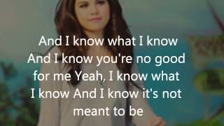 Selena Gomez  My Dilemma lyrics [upl. by Rozek]