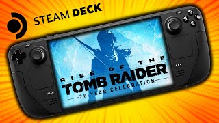 Rise of the Tomb Raider  Steam Deck Gameplay Steam OS [upl. by Imre]