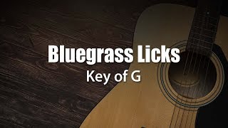 Hot Bluegrass Flatpicking Guitar Licks in G  Guitar Lesson [upl. by Nhojleahcim697]