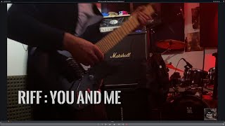 Guitar RIFF You and Me Evh 5153 and Amt Stonehead Amp with Marshall and Framus Cab [upl. by Yaker849]