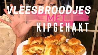 VLEESBROODJES MET KIPGEHAKT SURINAAMSE SAUCIJZENBROODJES  DE TAUSJES KLOG 12 KOOKVLOG FOODVLOG [upl. by Salkcin462]