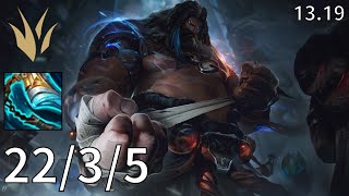 Udyr Jungle vs Nidalee  EUW Master  Patch 1319 [upl. by Adabel]