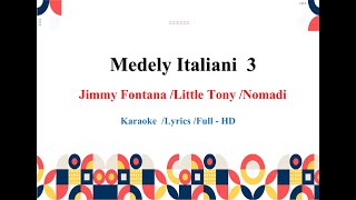 Medley Italiano 3 Karaoke [upl. by Zealand710]