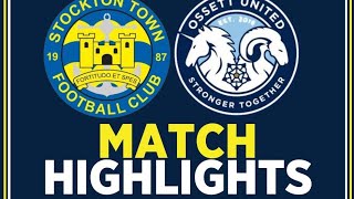 HIGHLIGHTS  Stockton Town 30 Ossett United [upl. by Hajan768]