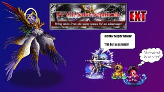 FFBE  How to Survive the Damage of Safer Sephiroth EXT and clear it if you want [upl. by Sinai]