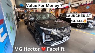 MG Hector ❤️ 2023 Facelift 1472L🔥 Value For Money  mg hector [upl. by Shaine858]