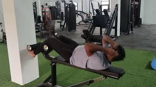 Abs bench press  Target Muscle Abs workout [upl. by Liagabba]