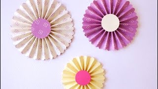 Come fare le Coccarde di carta  DIY Rosette [upl. by Alludba]