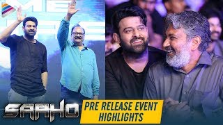 Saaho Pre Release Event Highlights  Prabhas  Shraddha Kapoor  Sujeeth  Telugu FilmNagar [upl. by Tnemelc213]