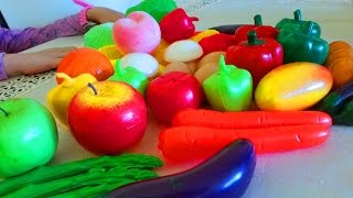 Kids learning fruits and vegetables names Nice video [upl. by Gilberto825]