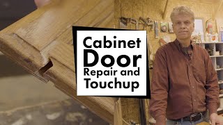 Cabinet Door Repair and Touchup [upl. by Colbert]