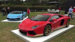 LAMBORGHINI AVENTADOR MIURA HOMAGE  1 di 50  Monterey Carweek 2016 [upl. by Frederich518]