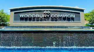 Woodbury Common Premium Outlets 2023 Complete Walking Tour in 4K  Woodbury NY [upl. by Yleen]