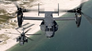 Bell Boeing V22 Osprey Demonstration Cocoa Beach Florida 2012 [upl. by Verene327]