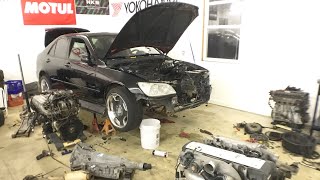 is300  ALTEZZA ABS DELETE  PREPPING THE CHASSIS FOR 1JZ SWAP [upl. by Skier]