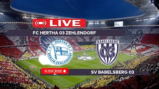 Hertha Zehlendorf gegen SV Babelsberg 03 LiveFußballspiel heute Deutsche Regionalliga Live [upl. by Eardnaed576]