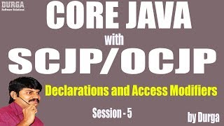 Core Java With OCJPSCJP Declarations and Access Modifiers Part5  Class Level Modifiers final [upl. by Llessur]