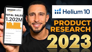 Helium 10 Product Research  Keyword Research For Amazon FBA Products 2023 [upl. by Eellehs247]