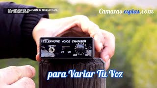 Cambiador de Voz para Llamadas de Teléfono en Tiempo Real 🎧 Ref 25007 camarasespiascom [upl. by Bayly220]