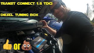 Transit Connect 18 TDCI Bluespark CR Tech 2 Diesel tuning box how to install amp review [upl. by Ramsa]