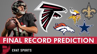 Atlanta Falcons Record Prediction For 2024 NFL Season  Kirk Cousins Taking Atlanta To The Playoffs [upl. by Eniffit]