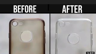 How To Clean Clear Phone Case [upl. by Peursem]