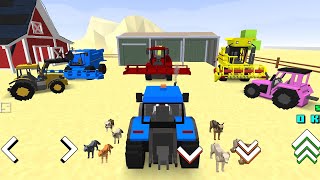 Blocky Farm amp Racing  Simulator UPDATE IOS  ANDROID GamePlay [upl. by Ghassan861]