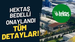 Hektaş HEKTS bedelli sermaye onaylandı [upl. by Amadeo117]