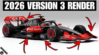 First Look At Official 2026 Render F1 Car Version 3 And Everything We Need To Know [upl. by Akenaj759]