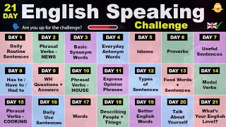 The 21Day English Speaking Challenge [upl. by Tletski]