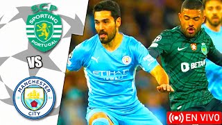 Sporting CP vs Manchester City en vivo  Champions League [upl. by Arlina]