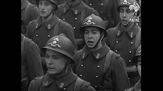 Parade of the French army before the war 19391945 [upl. by Eanram367]