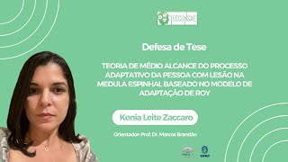 TEORIA DE MÉDIO ALCANCE DO PROCESSO ADAPTATIVO DA PESSOA COM LESÃO TRAUMÁTICA A MEDULA ESPINHAL [upl. by Shandy]