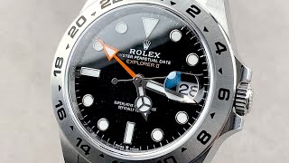 2021 Rolex Explorer II Black Dial 226570 2021 Rolex Watch Review [upl. by Moreville382]