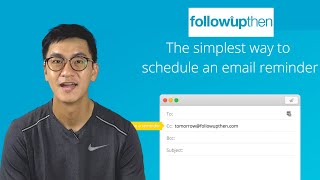 Followupthen  the simplest way to schedule an email reminder [upl. by Artaed796]