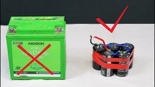 Replacing Bike Battery with Capacitor II Lifetime Battery II [upl. by Flanigan]