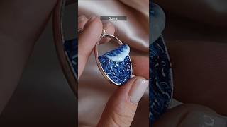 DIY UV Resin Sea Pendant uvresinjewelry jewelrydesign uvresincraft diy [upl. by Anitnahs771]