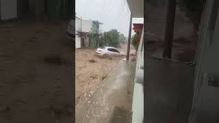 Flooding in Cihuatlán Costa Sur Jalisco México  12092024 [upl. by Christean]