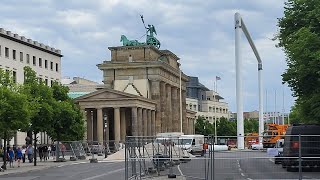 BERLIN BRANDENBURGER TOR EM 2024 PART 1 [upl. by Evannia]