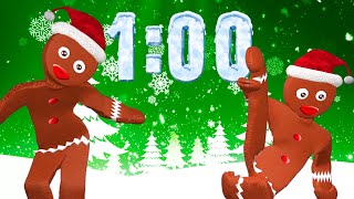 1 Minute Gingerbread Timer KATRINA 🎄 [upl. by Deth769]